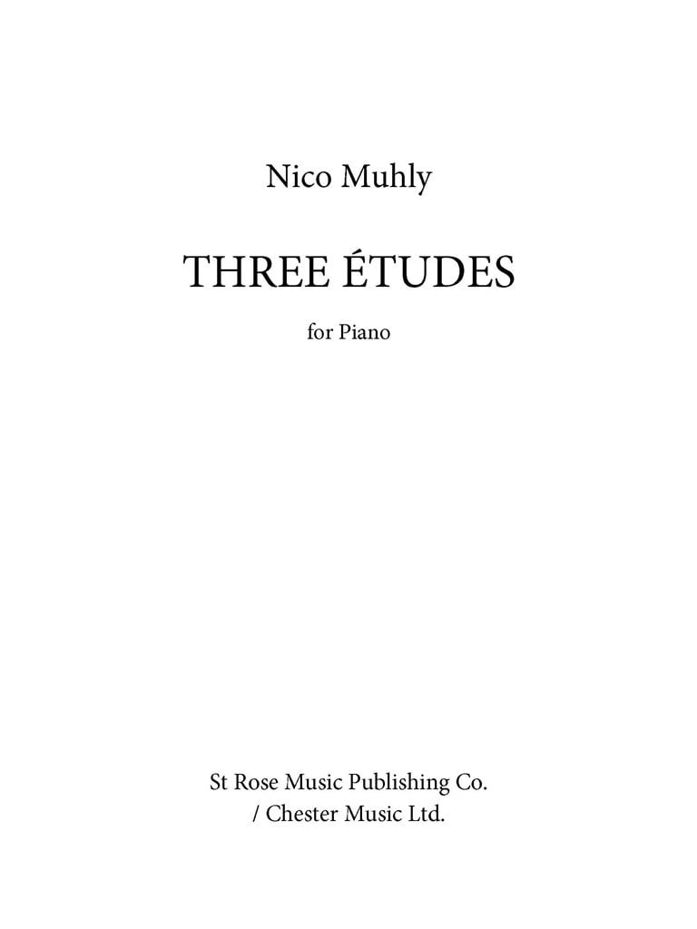 Three Études